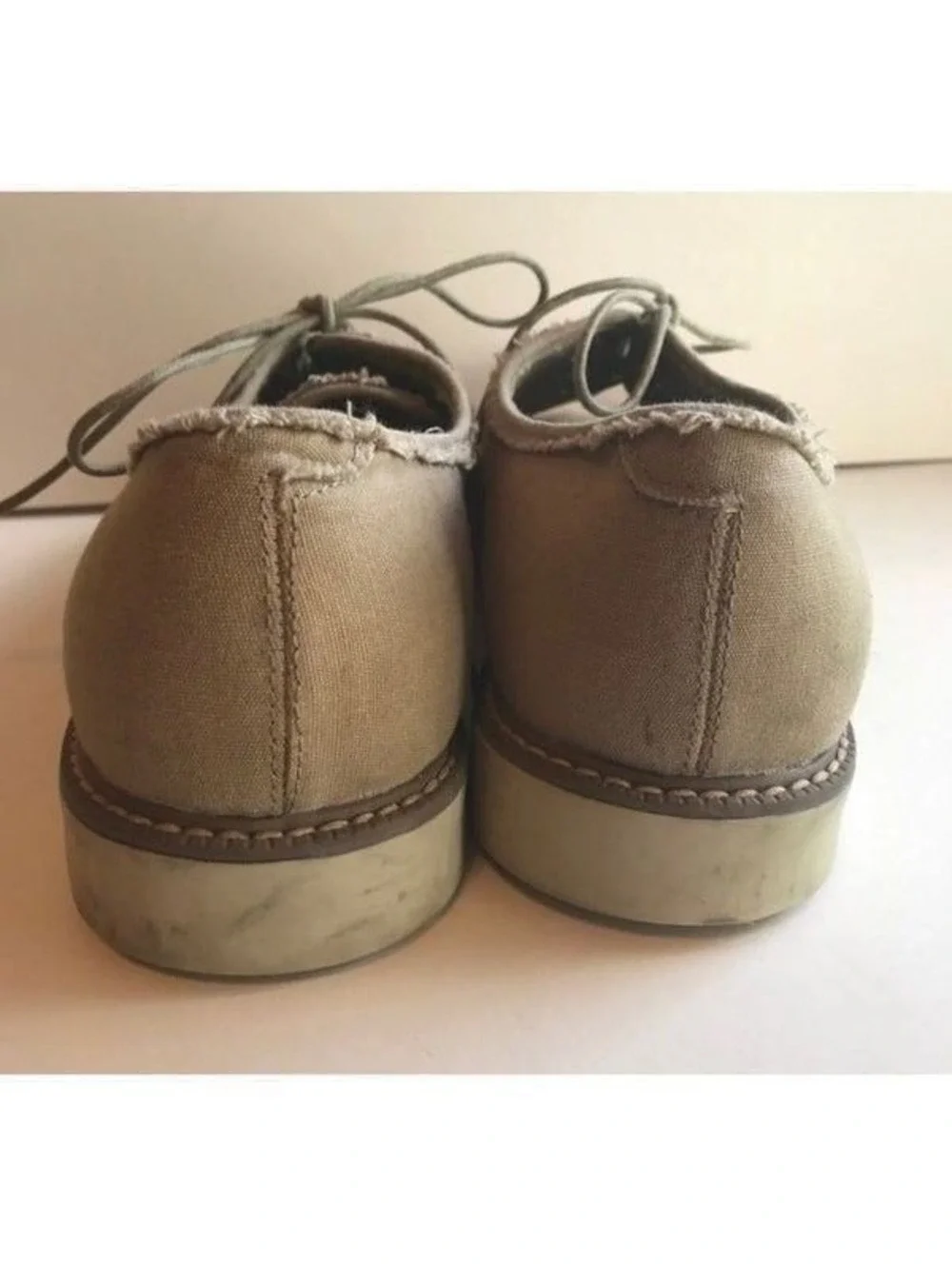 Men's Bass Buck Oxfords Size 11.5 In Tan